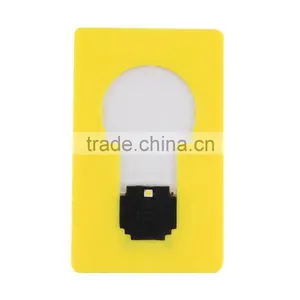 New Design Portable Hot Sale Cute Portable Pocket Fold Switch LED Card Night Lamp Put In Purse Wallet Convenient Light thumbnail-5