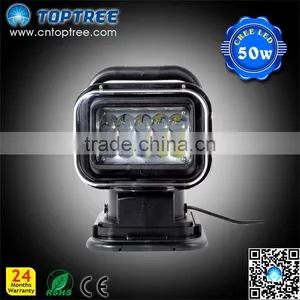 LED Spot Light Marine Navigation Search Light 50W 12V 24V thumbnail-1