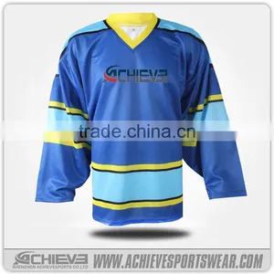 2016 Professional Custom Sublimated Ice Hockey Uniforms Sublimated Men Ice Hockey Jerseys thumbnail-2