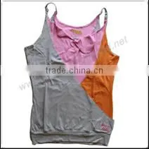 Ladies Multi Color Fancy Tops, 95%cotton 5%Lycra High Qualtiy Fashionable Ladies Tank Tops thumbnail-1