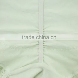 Custom Light Green 95% Cotton 5% Spandex With Lace Sexy Fancy Woman Underwear thumbnail-6