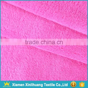 Super Soft Handfeel Colored Knitted 100% Polyester Coral Fleece Velvet Fabric thumbnail-5