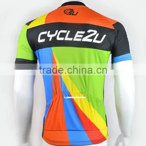 New Arrival 2017 Plus Size Breathable Coolmax Cycling Jersey for Club/event thumbnail-1