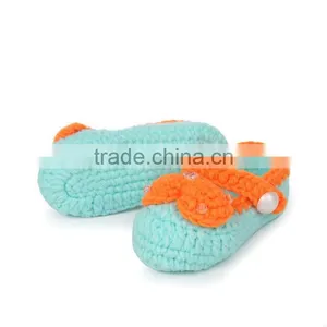 2015 New Design Bowknot Handmade Crochet Fashion Child Shoes thumbnail-2