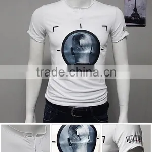 China Factory Good Quality Fashion Printed Short Sleeve Men t Shirt thumbnail-1