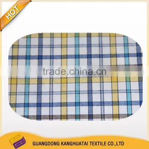 High Quality 100% Cotton Colourful Grid Mercerized Fabric thumbnail-2
