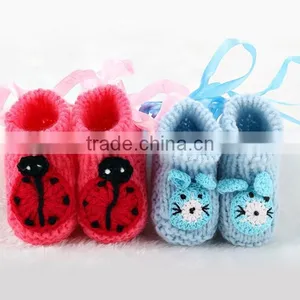 Wholesale Hot Sale Cute Animal Baby Crochet Shoes thumbnail-2