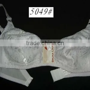 Hot Sales Sexy Girl White Unwired Bra 5049# thumbnail-1