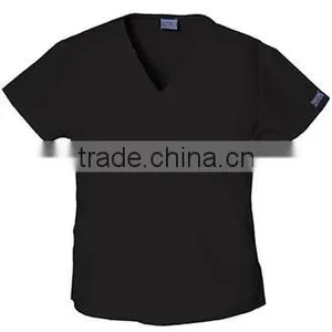 Basic Unisex V-Neck Top thumbnail-5