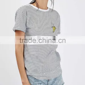 Wholesale Banana Stripe Tee thumbnail-1
