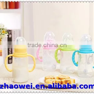 Food Standard Silicon Baby Bottle With Handle thumbnail-2