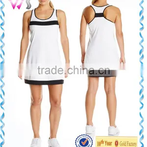 Popular Slim Fit Polyester Spandex Women Tennis Dress Skirts thumbnail-3