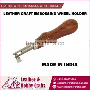 Leather Craft Embossing Wheel Holder With Proper Finihsing thumbnail-1
