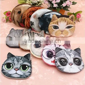 Big Face for Cat Fashion Zipper Coin Wallet Fashion Coin Purses for Cat Change Purse Cute Coin Purse Bag Women Wallets Clutch thumbnail-1