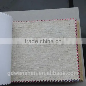 Hardcover Book Binding Silk Satin Leather Linen Textile Fabric Cloth for Packaging Material From China Manufacturer thumbnail-3