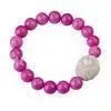 Custom Fashion Pink Buddhist Bracelets With Imitation Gemstone for Women thumbnail-1