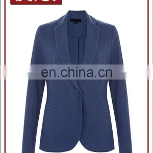 Ladies Formal Soft Feeling Lapel Blazer With One Button thumbnail-1
