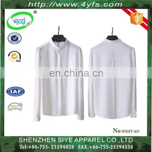 Blouses for Women Shirts Tops Fashion Cutting Design Chiffon Blouse thumbnail-1