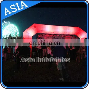 Blow Up Illumination Inflatable LED Arch / Inflatable Balloon Entrance Arch For Wedding / Party thumbnail-1