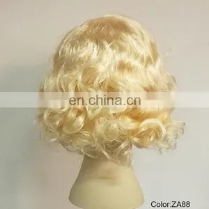 20s Retro Short Blond Diva Party Wigs P-W214 thumbnail-3