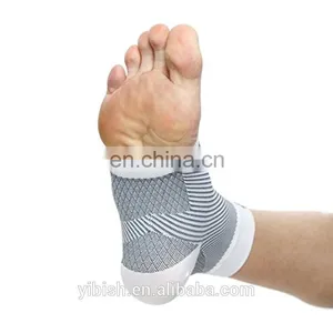 Athletic Knitted Open Toe Compression Ankle Socks For Sports#YLW-03 thumbnail-3