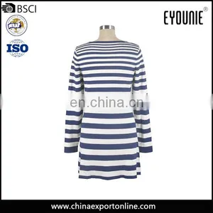 Latest Design Ladies Fashion Spring Knitting Machine Price Striped Women Sweater thumbnail-6