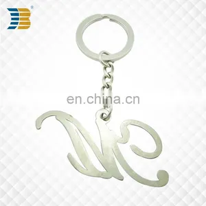 3D Letter Shape Custom Made Metal Keychain thumbnail-3