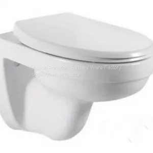2019 Rimless European Wall Hung Toilet Bidet Cheap wc Toilet thumbnail-1