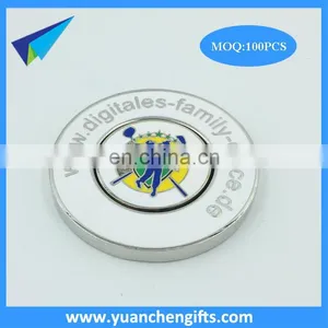 Top Quality 40mm Coin With Ballmarker Enamel Company Name thumbnail-6