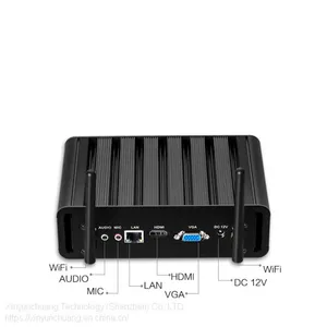 2018 Hot ! Intel Core I5 Mini PC Industrial Computer With WIFI Network Card Industrial Fanless Computer thumbnail-2