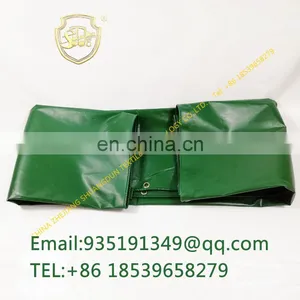 Coated Fabric,Green Tarpaulin and Waterproof Canvas Can be Made in Various Sizes. China Zhejiang Canvas Factory. thumbnail-4
