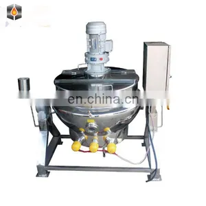 Industrial Tiltable Electric Heating Cooking Pot Jacket Kettle With Agitator thumbnail-3