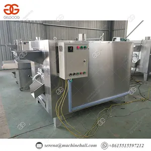 Home Nut Roasting Machines 60 - 80 Kg/h Commercial Peanut Roasting Machine thumbnail-2