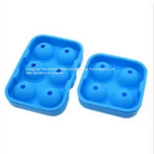 Custom Large 6 Cube Silicone Ice Cube Tray Mold thumbnail-1