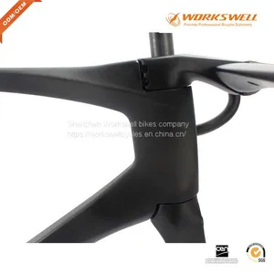High Quality Aero Design 700C Carbon Road Bike Frame for Sale thumbnail-5
