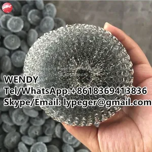 High Zinc Coated Mesh Knitted Scourer/dish Scourer/cleaning Ball thumbnail-1