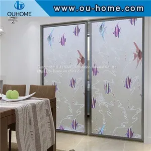 BT851 PVC Frosted Privacy Self-adhesive Decorative Film thumbnail-3