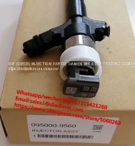 Diesel Fuel Common Rail Denso Injector 095000-9560 1465A257 For Mitsubishi 4D56 L200 for Sale thumbnail-2