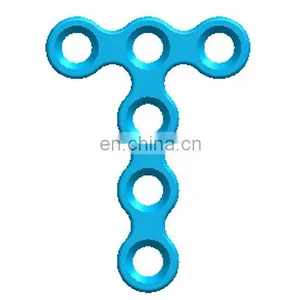Factory Supply Mini Titanium Plate T-shaped Maxillofacial Plate thumbnail-1