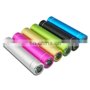 2020 Oem Logo Print Portable Aluminum Power Bank Gift Usb Port Metal Power Charger for Mobile Phone thumbnail-1