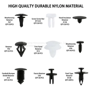 421Pcs Car Plastic Rivet Fasteners Bumper Rivet Retainer Fasteners thumbnail-5