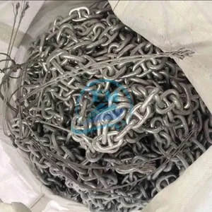Black Coated Small Anchor Chain12.5-38mm Galvanized Marine Chain thumbnail-1