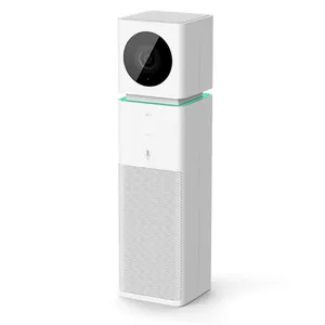 CIW Cube White 1080 USB LED Light Ring Touch Screen Camera Speaker Microphone All-in-One Conference Video Camera thumbnail-1
