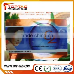 High Quality Printing Silver PVC Transparent Business Card thumbnail-4