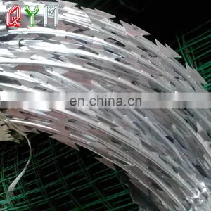 Stainless Steel Concertina Razor Barbed Wire Military Razor Wire Roll thumbnail-4