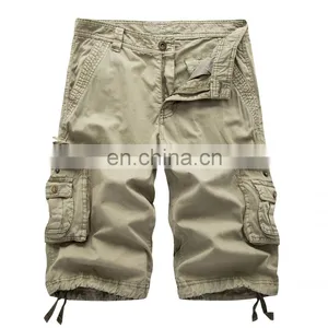 Wholesale Zip Fly Casual Summer Chino Cargo Shorts Pants for Men thumbnail-3