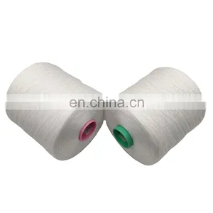 Wholesale Soft Poly Poly Core Spun Thread FDY Twisted Yarn For Dyeing And Sewing thumbnail-1