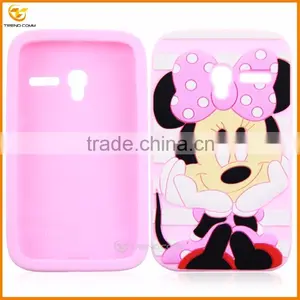 3d Cartoon Thick Silicon Shockproof Cover for Alcatel One Touch Pixi 3 3.5 4009d thumbnail-2