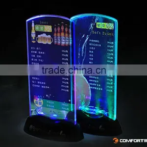 New Products Display Restaurant Menu Plastic Acrylic Menu Holder thumbnail-1