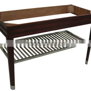 High Demand Products to Sell Natural Wood Bathroom Cabinet Wood Vanity Base thumbnail-1